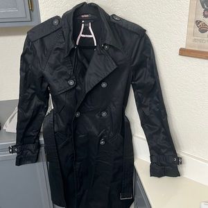 Black Express Trench Coat